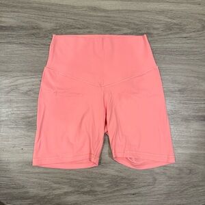 Aerie Coral Bike Shorts